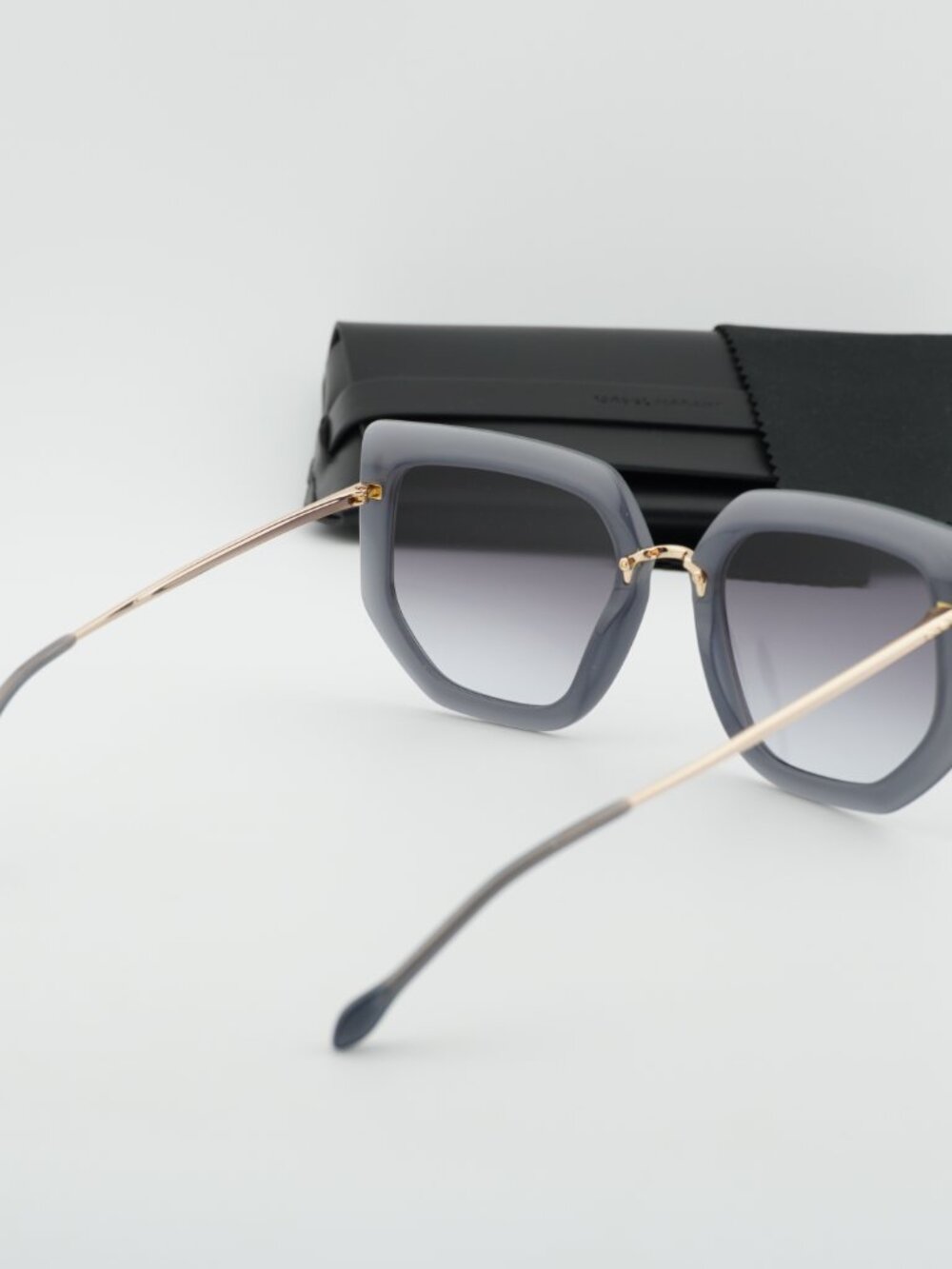 Isabel Marant IM 0149/S 0FT3 GB Geometric Sunglasses - Grey/Gold - Picture 3 of 12